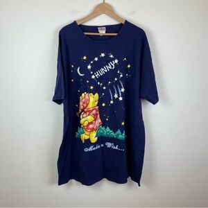 Vintage Disney Store Winnie the Pooh Oversize Tee Shirt/Nightshirt